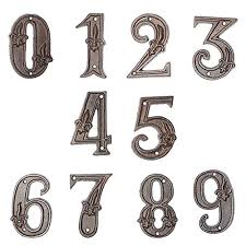 Your name and mailbox number should. Address Number 4 7 Height Heavy Duty Cast Iron Retro Style Address Number Sign For House Mailbox Number 2 In Dubai Uae Whizz Yard Signs