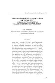 Keberadaan baitul maal wa tamwil (bmt) sebagai salah satu perintis lembaga keuangan dengan prinsip syariah di indonesia. Pdf Menggagas Payung Hukum Baitul Maal Wattanwil Bmt Sebagai Koperasi Syari Ah Dalam Bingkai Ius Constituendum