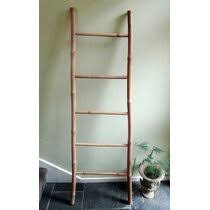 Natural wood grain and knots are unique to each piece. Decorative Bamboo Ladders Wayfair