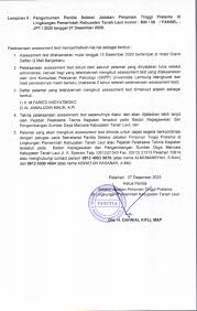 Hasil Seleksi Administrasi Dan Penilaian Rekam Jejak Peserta Seleksi Jpt Pratama Di Lingkungan Pemerintah Kabupaten Tanah Laut