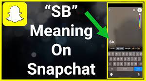 What Does Sb Mean On Snapchat Youtube