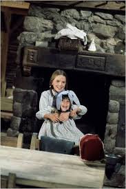 Melissa Gilbert Laura Carrie Ingalls Sitting In Front Of The Fireplace The Mantle Seen Here And Throughout The Little House Prairie Laura Ingalls Wilder