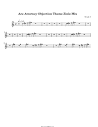 Ace Attorney Objection Theme Zinle Mix Sheet Music - Ace Attorney ...
