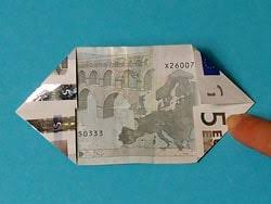 50 euro 20 euro 10 euro oder 5. Ein Geldstern Zum Verschonern Basteln Gestalten
