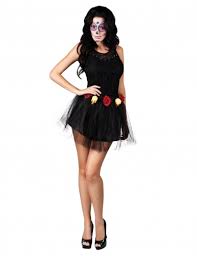 Ce tutu de ballerine pour femme est noir, il est composé de 2 couches de tulle. Tutu Noir Squelette Et Rose Femme Dia De Los Muertos Deguise Toi Achat De Accessoires
