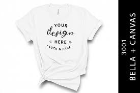 Download Women S White Bella Canvas 3001 Mockup On White Backdrop 217596 Mockups Design Bundles Shirt Mockup Tshirt Mockup Bella Canvas