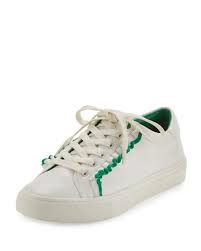 Widest selection of new season & sale only at lyst.com. Tory Burch Ruffle Leather Low Top Sneaker Modesens