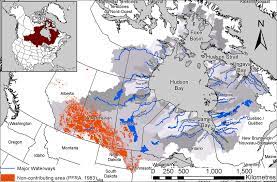 Major Rivers Lakes Reservoirs And Non Contributing Area Pfra 1983 Download Scientific Diagram