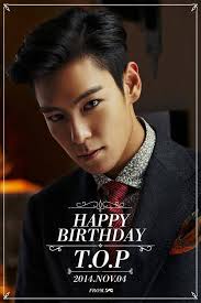 Yg Entertainment Wishes T O P A Happy Birthday Bigbang Yg Entertainment Top Choi Seung Hyun