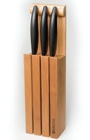 Kyocera Advanced Ceramics Cooks Tools 1 Piece Bamboo Knife Block Accesorios De Cocina Porta Cuchillos Cosas En Madera