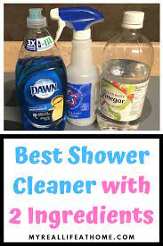 How To Make Your Own Shower Cleaner My Real Life At Home In 2021 Shower Cleaner Best Shower Cleaner Homemade Shower Cleaner