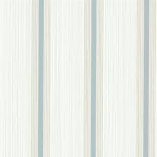 Bambino red and white stripe wallpaper. Little Greene Cavendish Stripe Wallpaper In Brush Blue