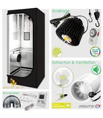 Il existe des kits de culture complets de différentes sortes de légumes et d'herbes, comme les tomates, les poivrons, les champignons et la ciboulette. Pack Complet Chambre De Culture Interieur Dark Street 60x60cm Led