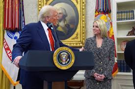 New Attorney General Pam Bondi orders review of Trump cases as she takes  over the Justice Dept.