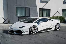 A liberty walk / lb performance lamborghini huracán arriving at and leaving winter drive 2015. White Liberty Walk Lamborghini Huracan On Forgiato Wheels Gtspirit Lamborghini Cars Liberty Walk Cars Lamborghini Huracan
