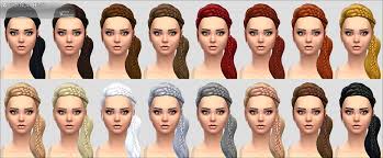 We all like to change things up occasionally, and one quick and easy way to give yourself a fresh look is with a new hair color. Mod The Sims Alexandra Hair New Mesh
