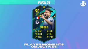 Alexis sanchez curls in a cross from outside the penalty area on the left wing for giroud, whose audacious, acrobatic effort hits off the crossbar before bulging the inside of. How To Complete Fifa 21 Giroud Player Moments Objectives Dexerto