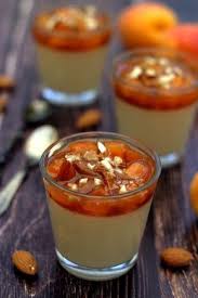 Panna Cotta A L Amande Et Abricot Recette Abricot Recettes De Cuisine Dessert Vegetalien
