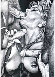 Classic Erotic Drawing - revealing historical art