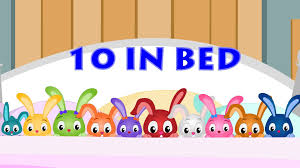 Ten In The Bed Bunnies Nursery Songs Nursery Rhymes Ten In The Bed