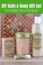Intense Berry Diy Bath And Body Gift Sets Perfect For Gift Giving Diy Bath Products Diy Beauty Recipes Handmade Bath Products