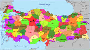 This map was created by a user. Karta Turcii Na Russkom Yazyke S Gorodami Annamap Ru