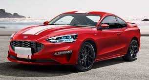 New Ford Focus Doesn T Really Work As A Mini Mustang Coupe Carscoops New Ford Focus Ford Focus Mustang Coupe