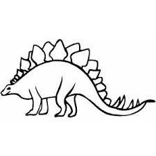 736 x 1031 file type: Walking Stegosaurus Coloring Page