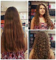 After allowing the lotion to sit for some time, it would be rinsed out, and blow dried out before putting. Spiral Perm In Very Long Hair Before And After Long Hair Styles Permed Hairstyles Spiral Perm