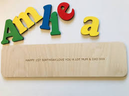 Maybe you would like to learn more about one of these? Personalised Name Puzzle By Natural Gift Store Notonthehighstreet Com