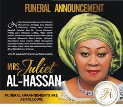 Obituary: Mrs Juliet Al-Hassan