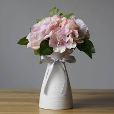 Elegant Vintage White Ceramic Vase White Ceramic Vase Simple Modern Style Small Flower Vase Original Handmad White Ceramic Vases White Ceramics Ceramic Vase