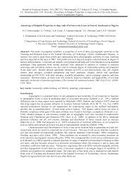 Evaluation of the effects of methanol leaf extract of palisota hirsuta on the biochemical and hematological parameters of rats. Http Www Jofamericanscience Org Journals Am Sci 0304 09 0310 Onweremadu Anisotropy Am0304 Pdf