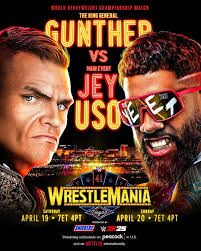 I faces Gunther for the World Heavyweight Championship at WrestleMania 41,  set for April 19-20, 2025, at Allegiant Stadium in Las Vegas. Uso earned  this shot by winning the 2025 Royal Rumble,