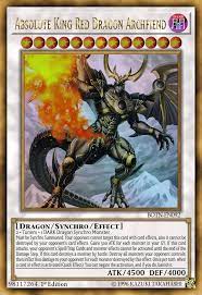 Who is the red dragon in yu gi oh? Absolute King Red Dragon Archfiend By Https Www Deviantart Com Chaostrevor On Deviantart Yugioh Dragon Cards Custom Yugioh Cards Yugioh Dragons