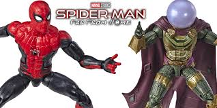 Spidey is joined by friends and foes; Hasbro S Spider Man Far From Home Marvel Legends Action Figures Available To Pre Order Previews World