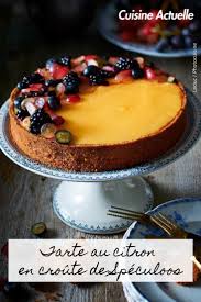 Tarte Au Citron En Croute De Speculoos Recettes Recette Recette Recettes De Cuisine Recette Tarte Au Citron