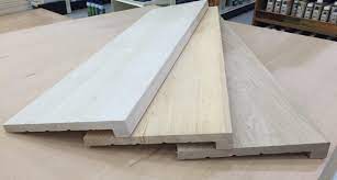 Raked back stair nosings are fitted to steps that are at an 83º angle to the tread. 860 0201 860 0217 Modern Edge Hardwood Stair Treads Windsor Plywood