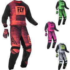 Fly Racing 2019 Youth Kinetic Noiz Jersey Pant Glove Combo