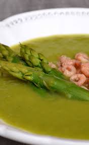 Recette Veloute D Asperges Vertes Et Crevettes Grises 750g Recette Asperge Verte Veloute Asperges Aliments Pour Mincir