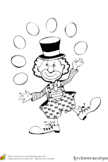 Télécharger des livres par fabien correch date de sortie: Coloriage Clown Jongleur Sur Hugolescargot Com