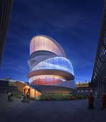 Through an overlapping system of spatial and geometric progression, growth spiral house architecture: Spirals In Architecture Patera Kori Studios