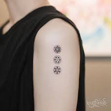 Minimalist Flowers On The Left Upper Arm Tattoo Sleeve Designs Small Mandala Tattoo Full Sleeve Tattoos