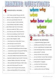 Making Questions Worksheet Free Esl Printable Worksheets Made By Teachers This Or That Questions English Teaching Materials Wh Questions Worksheets