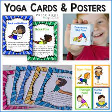 I've already published many mindfulness posts with free resources for kids and adults. Yoga For Kids Preschool Inspirations