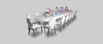 Expandable dining tables come in a variety of sizes and styles, many with internal hidden extensions that lengthen the furnishing so it can seat 6, 10 by far the most common in expandable dining table shapes, the rectangle saves the day time and time again! Wooden Oval Dining Table Rental In Dubai Abu Dhabi Uae