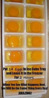 The Taste Of Frozen Eggs Is Similar To The Taste When They Are Thawed So Freezing Eggs Ice Cube Trays Eggs