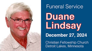 Funeral Service: Duane Lindsay, 12-27-2024