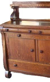 Antique Tiger Oak Sideboard Buffet Mirror Shelf By 3vintagehearts 239 00 Antique Sideboard Buffet Antique Furniture Sideboard Antique Sideboard
