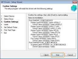 「ufr ii/ufrii lt/lipslx/carps2 v4 プリンタードライバー」の場合：*** (v4)（または*** (xps)） ***には、デバイスで対応しているページ記述言語が表示されます。 Software Installation For The Network Connection Environment Mf8580cdw Mf8280cw Mf8210cn